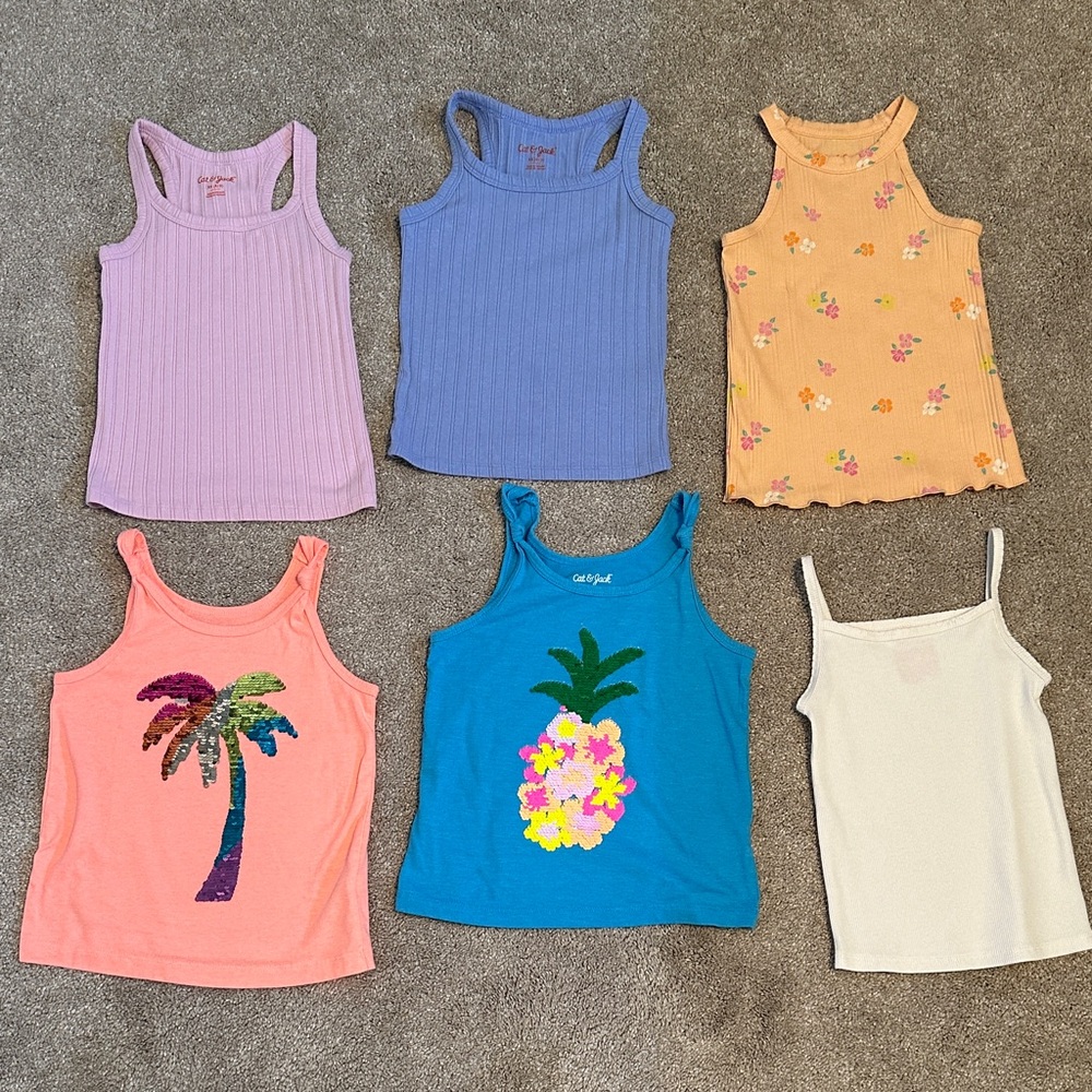 Lot of cat & jack tanks